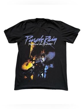 Prince Purple Rain Graphic Band Tee Women’s Small